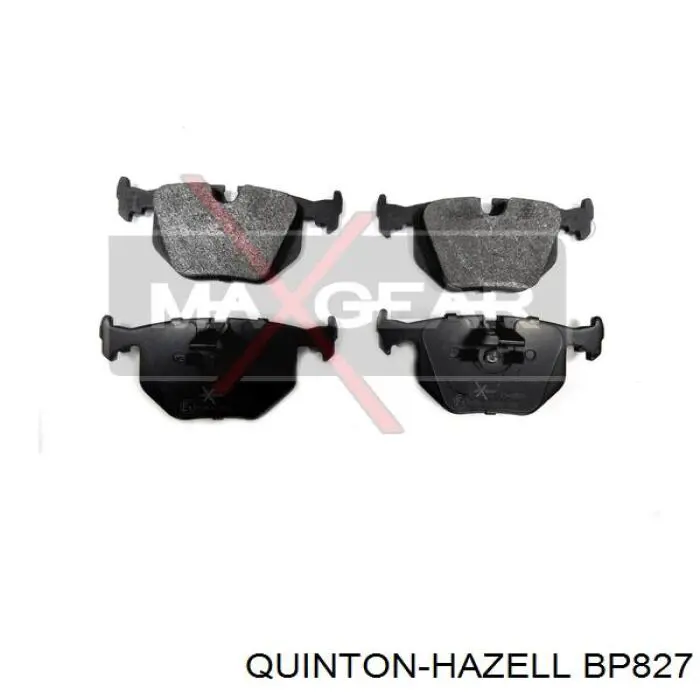 Задні гальмівні колодки QP7084C Quaro