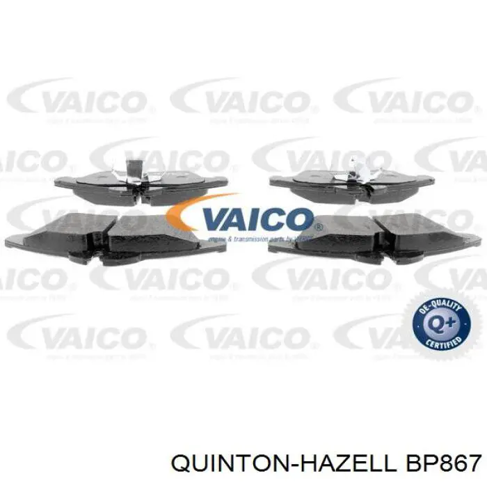 Гальмівні колодки QUINTON HAZELL BP867 ціна, від 21.74 USD