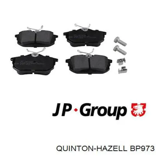 Задні гальмівні колодки QUINTON HAZELL BP973 ціна, від 20.29 USD