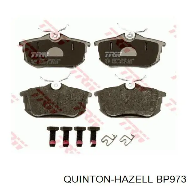Купити BP973 QUINTON HAZELL Задні колодки