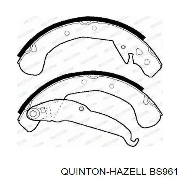 Колодки гальмові задні, барабанні Opel 93170618 ціна, від 23.17 USD