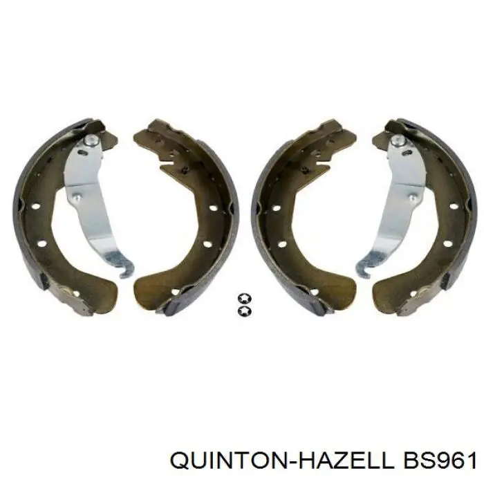 Колодки гальмові задні, барабанні 93170618 Opel