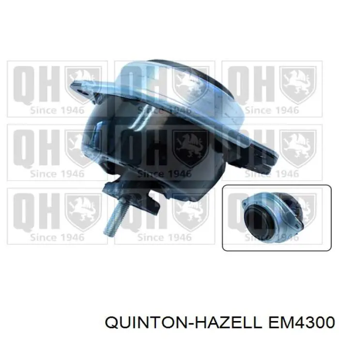 Купити EM4300 QUINTON HAZELL Подушка (опора) двигуна, нижня