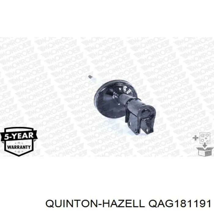 Амортизатор передній QAG181191 QUINTON HAZELL