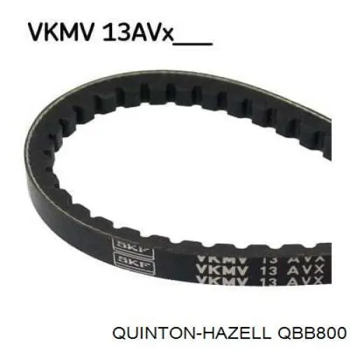 Клиновий ремінь QUINTON HAZELL QBB800 ціна, від 4.86 USD