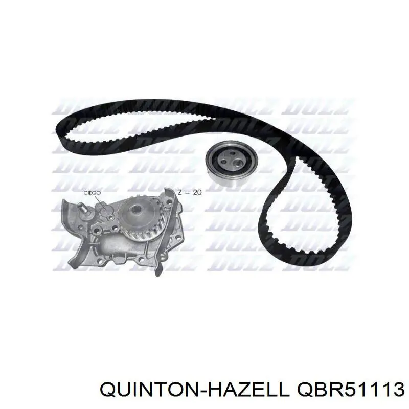 QBR51113 QUINTON HAZELL ремінь приводний, агрегатів