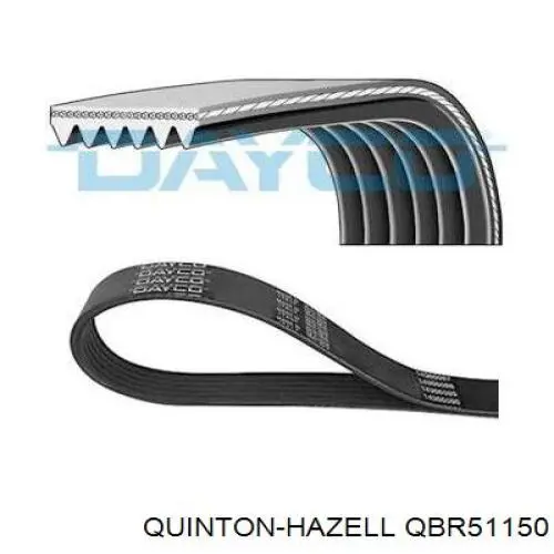Купити QBR51150 QUINTON HAZELL Ремінь генератора
