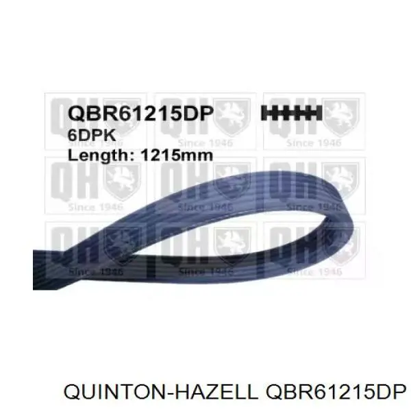 Клиновий ремінь QUINTON HAZELL QBR61215DP ціна, від 17.05 USD