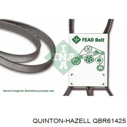 Клиновий ремінь QUINTON HAZELL QBR61425 ціна, від 13.69 USD