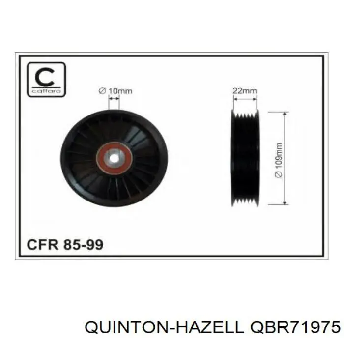 Купити QBR71975 QUINTON HAZELL Ремінь генератора