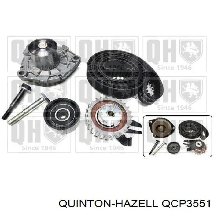 QCP3551 QUINTON HAZELL Насос охолодження