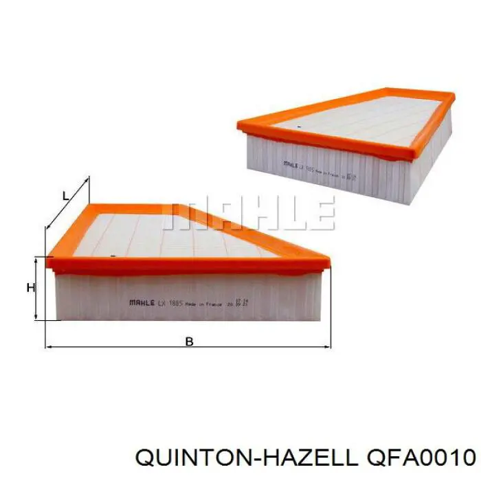Купити QFA0010 QUINTON HAZELL Автомобільний фільтр повітря