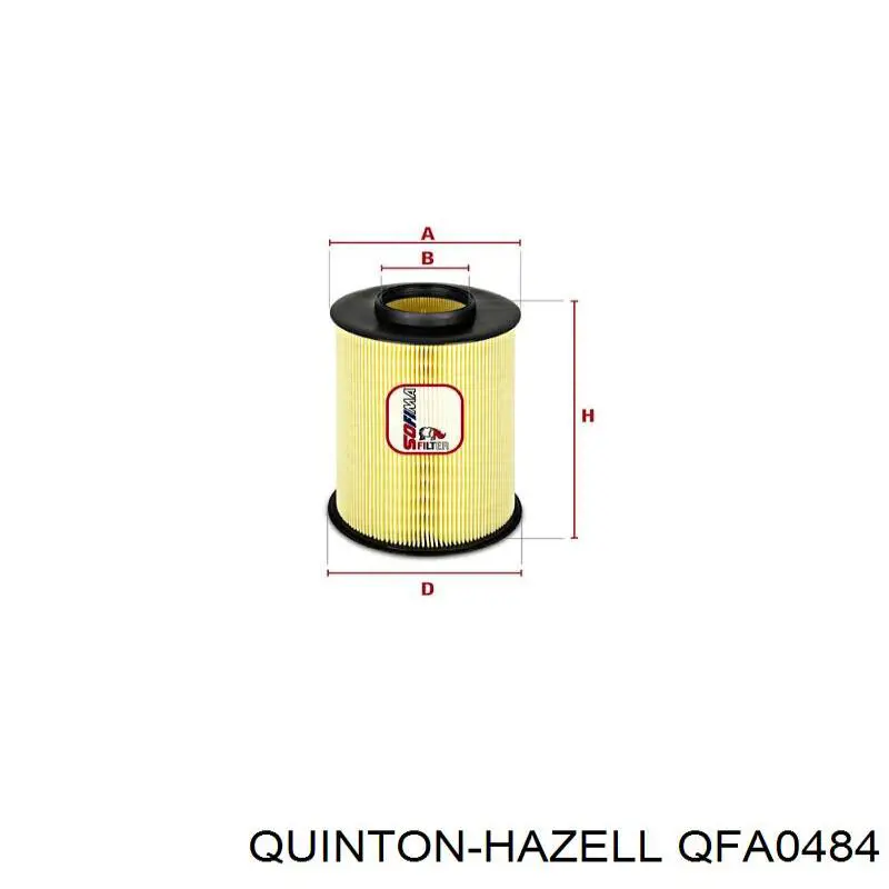 Елемент повітряного фільтра QUINTON HAZELL QFA0484 ціна, від 11.42 USD