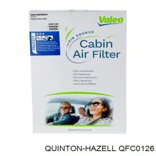 Фільтр повітряний обігрівача QUINTON HAZELL QFC0126 ціна, від 9.92 USD