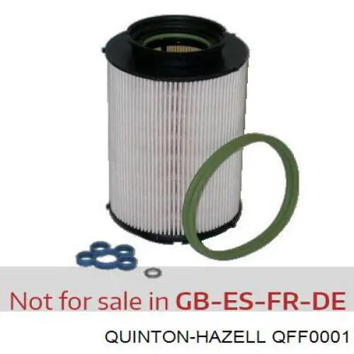 Фільтр паливний QUINTON HAZELL QFF0001