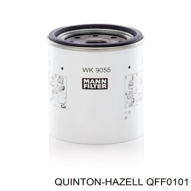 Фільтр тонкого очищення палива QUINTON HAZELL QFF0101 ціна, від 15.12 USD