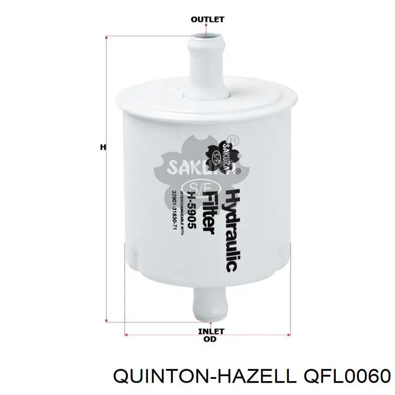 QFL0060 QUINTON HAZELL Фільтр масла