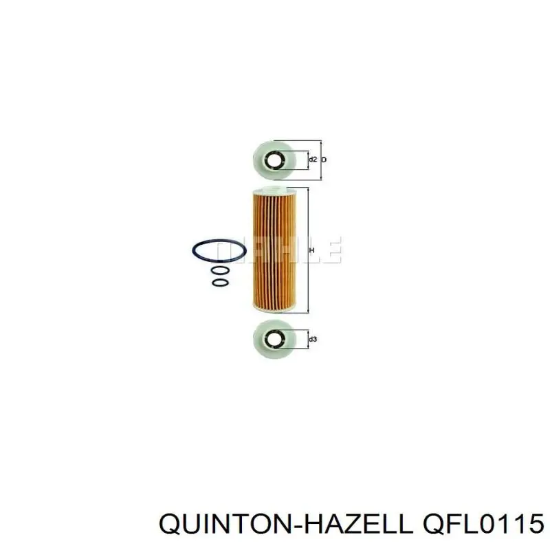 Купити QFL0115 QUINTON HAZELL Фільтр очищення масла відцентровий