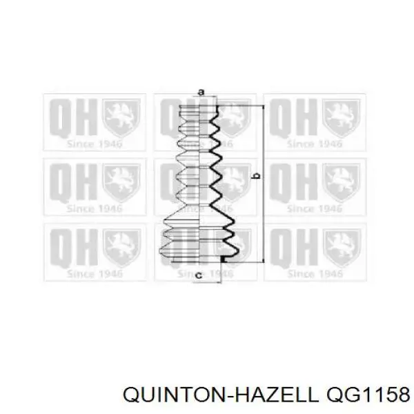QG1158 QUINTON HAZELL Пильник рульової