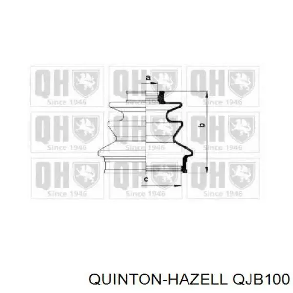 Купити QJB100 QUINTON HAZELL Пильник шарніра приводу