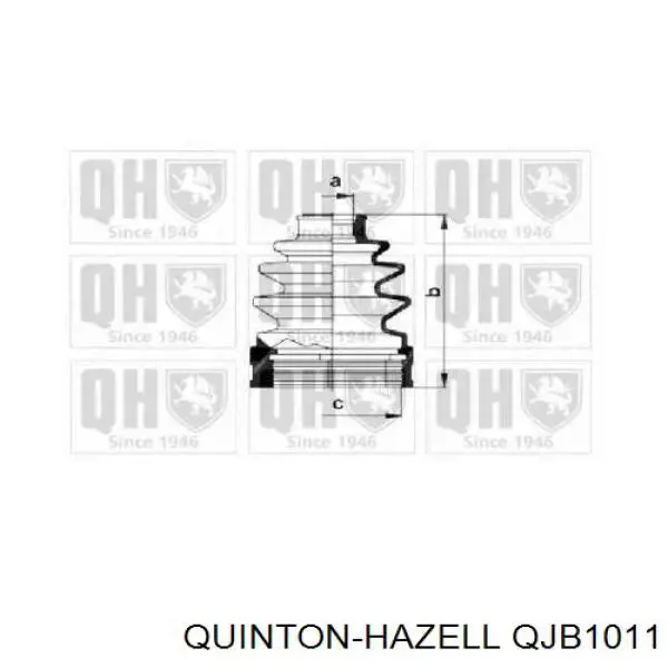 Пильник ШРУСа внутрішній QJB1011 QUINTON HAZELL