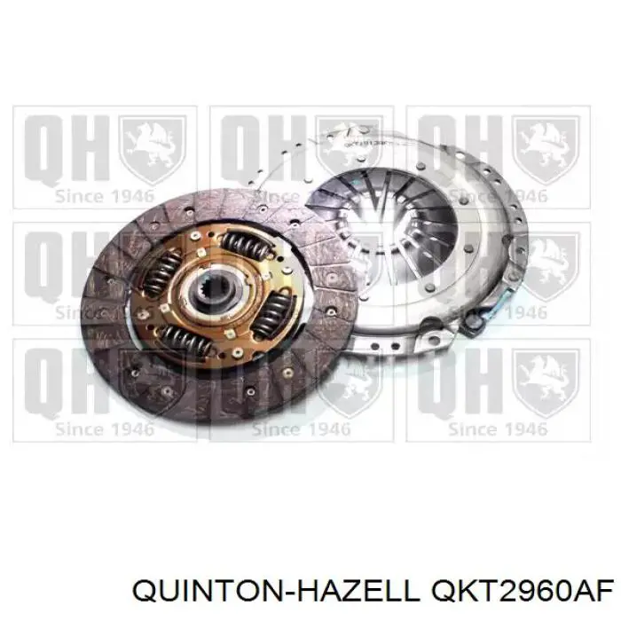 QKT2960AF QUINTON HAZELL комплект зчеплення (3 частини)
