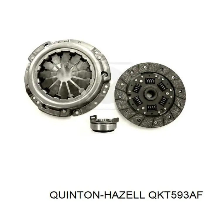 QKT593AF QUINTON HAZELL комплект зчеплення (3 частини)