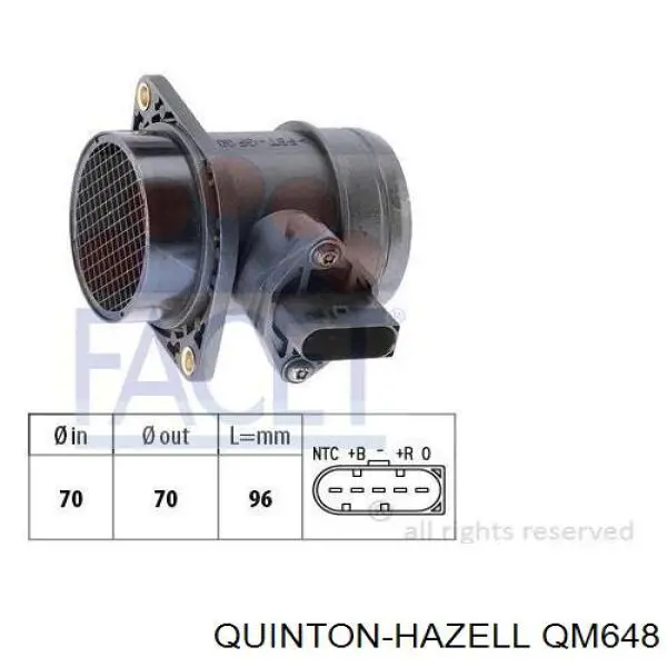 Витратомір повітря QUINTON HAZELL QM648