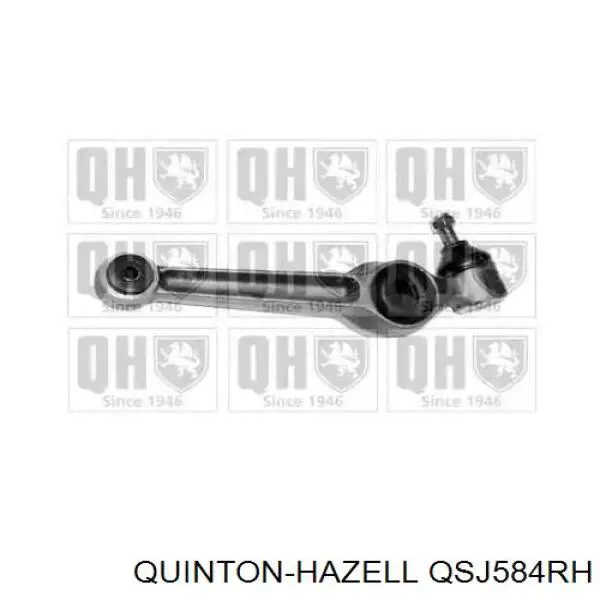 Важіль передньої підвіски нижній, правий QUINTON HAZELL QSJ584RH ціна, від 32.11 USD