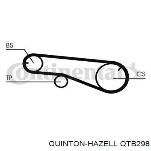 Зубчастий ремінь Hyundai/Kia MD120487 ціна, від 12.19 USD