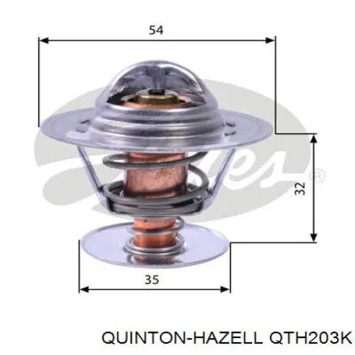 Термостат QTH203K QUINTON HAZELL