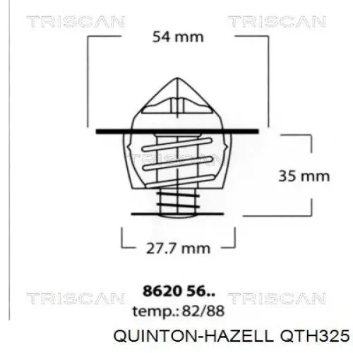 QTH325 QUINTON HAZELL Авто термостат