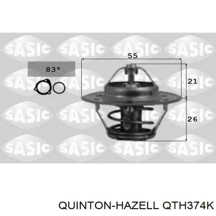 Купити QTH374K QUINTON HAZELL Термостат в корпусі
