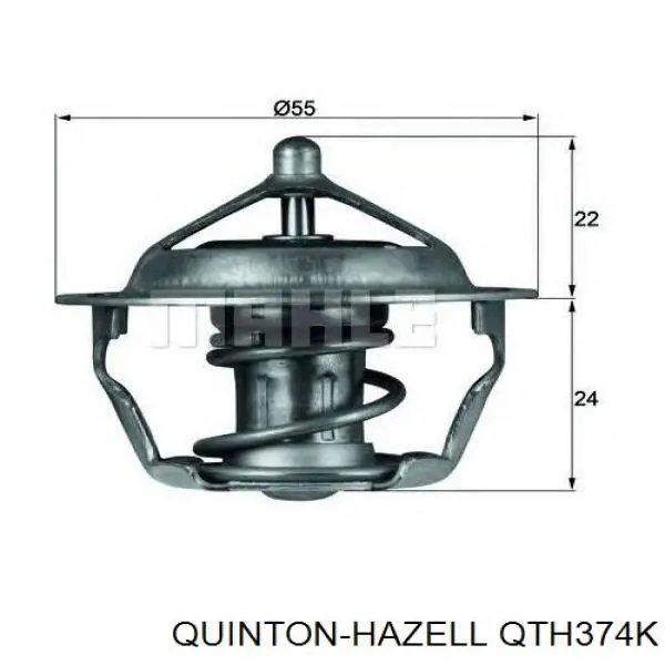 Автомобільний термостат QUINTON HAZELL QTH374K ціна, від 7.93 USD