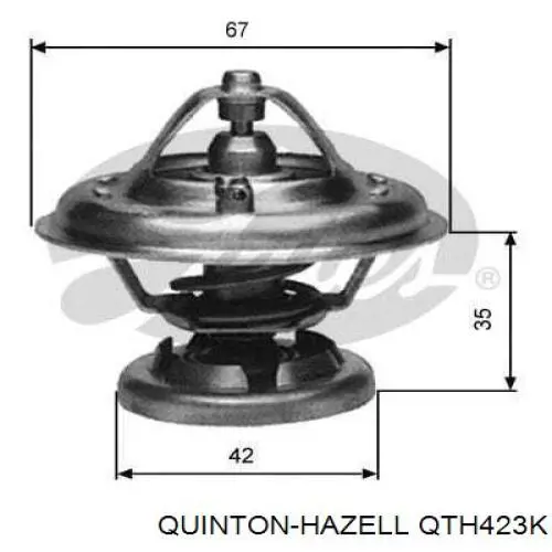 QTH423K QUINTON HAZELL Авто термостат