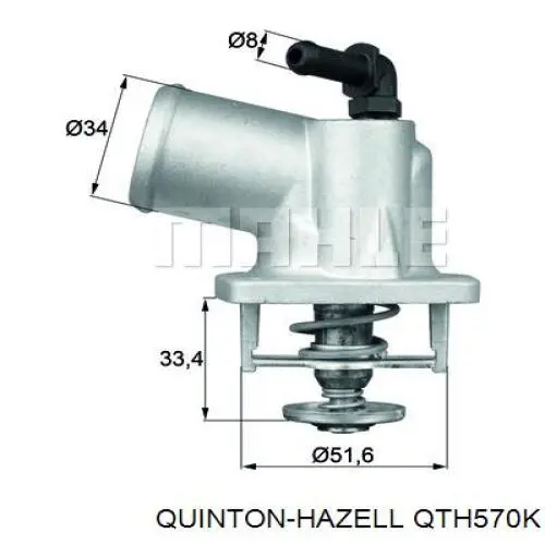 Автомобільний термостат QUINTON HAZELL QTH570K ціна, від 15.31 USD