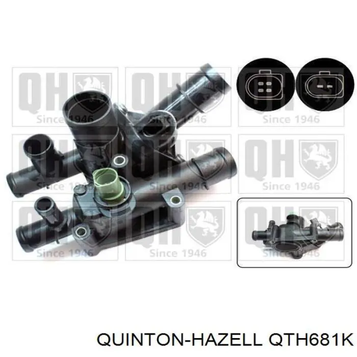 Кожух термостата QUINTON HAZELL QTH681K ціна, від 49.25 USD