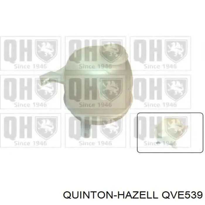 Купити QVE539 QUINTON HAZELL Водяний бачок системи охолодження