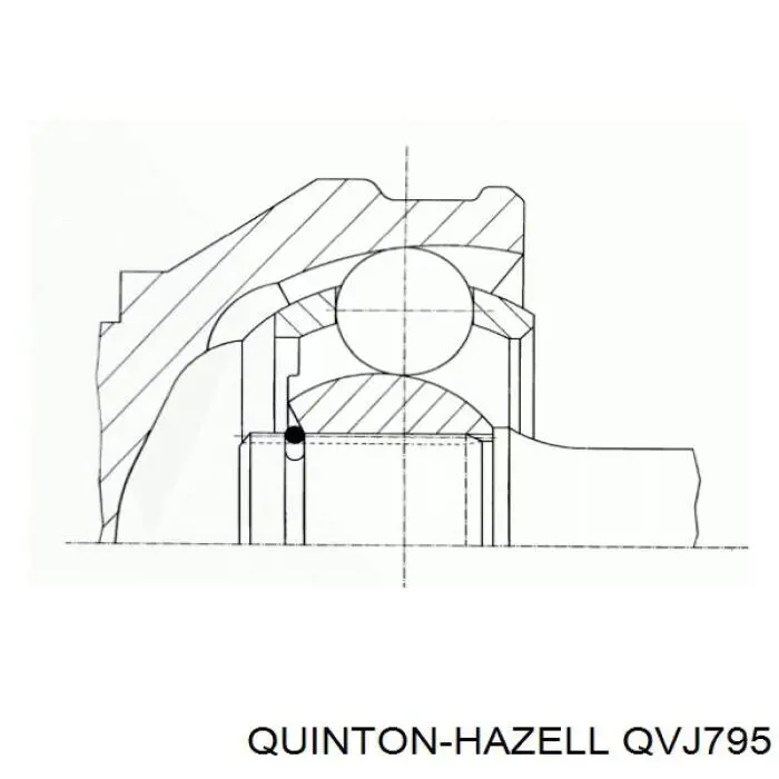 QVJ795 QUINTON HAZELL Граната зовнішня