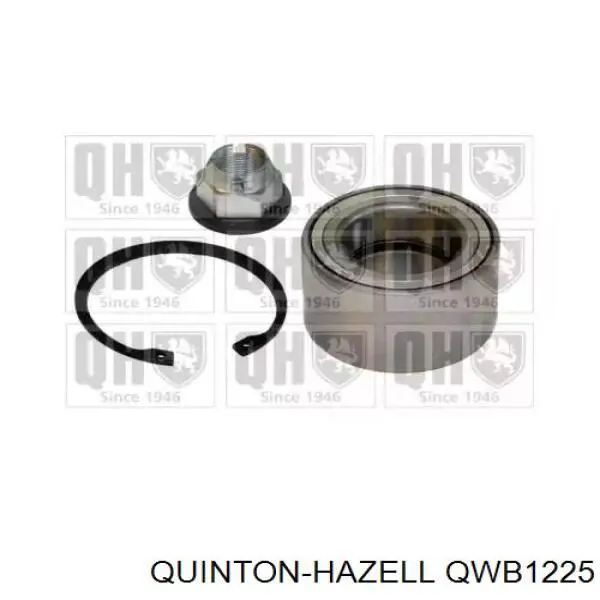 QWB1225 QUINTON HAZELL Підшипник маточини передньої