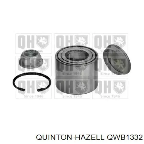Гальмівні диски QWB1332 QUINTON HAZELL