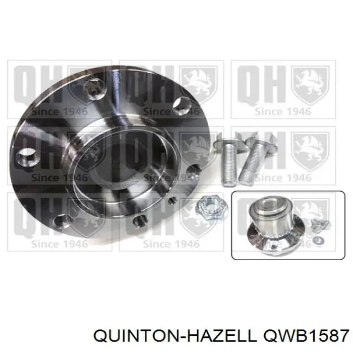 QWB1587 QUINTON HAZELL Маточина задня