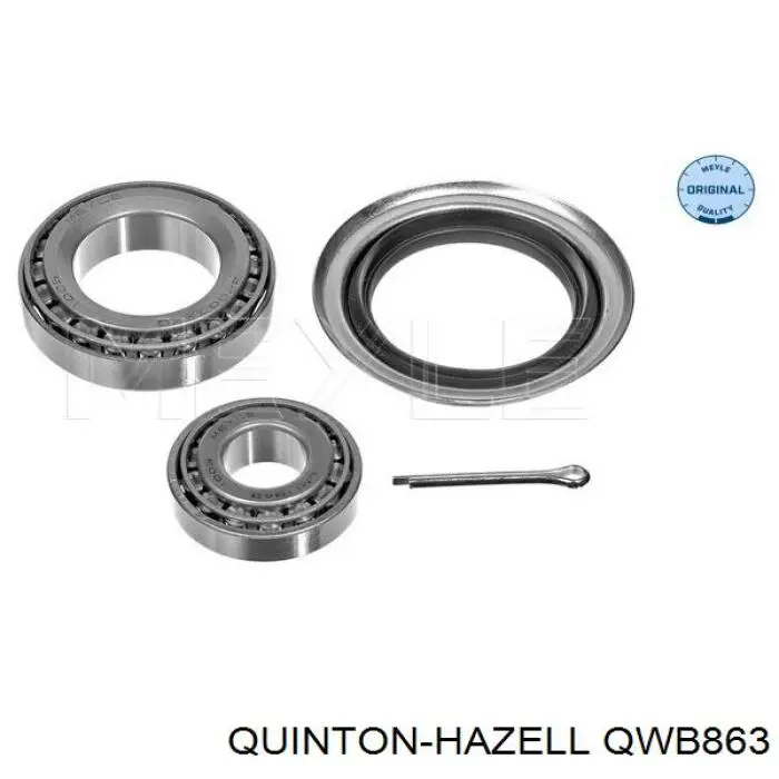 Підшипник ступиці QWB863 QUINTON HAZELL