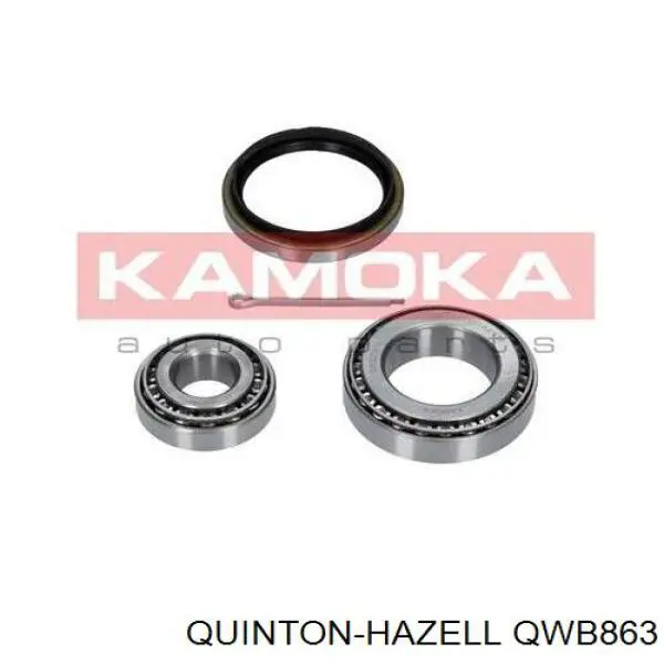 Комплект підшипник маточини передньої QUINTON HAZELL QWB863 ціна, від 11.67 USD
