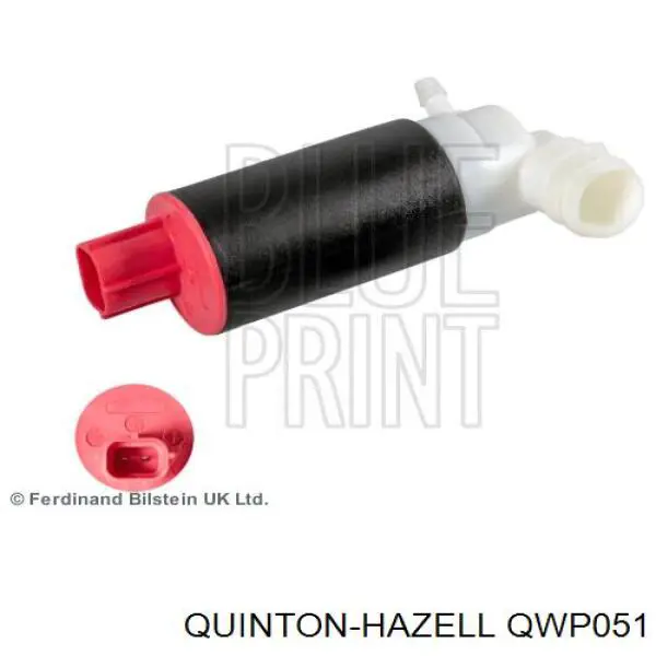 Моторчик омивача переднього скла QUINTON HAZELL QWP051 ціна, від 7.66 USD