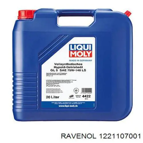 Масло варіатора Ravenol 1221107001 ціна, від 36.27 USD