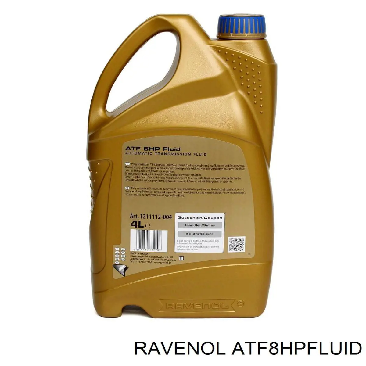 ATF8HPFLUID Ravenol масло трансмісії