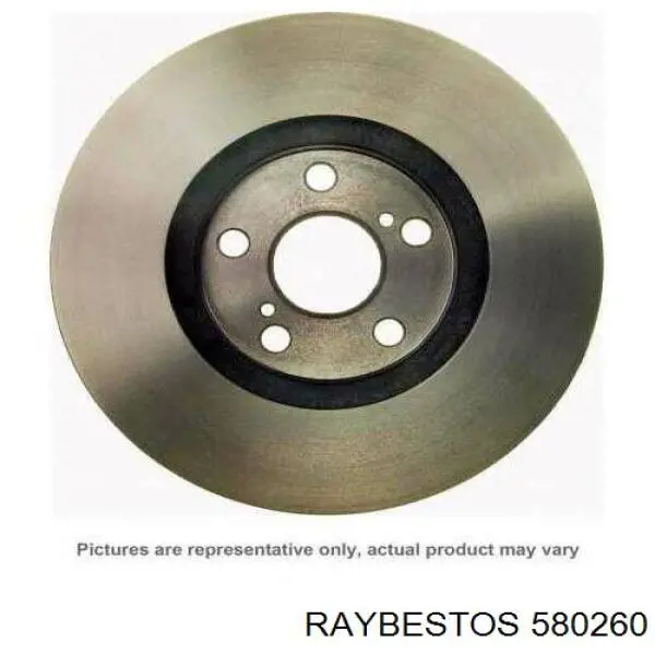 580260 Raybestos диск гальмівний задній