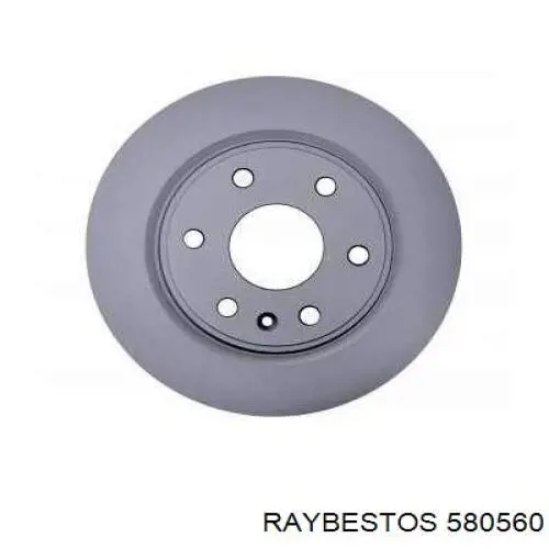 580560 Raybestos диск гальмівний передній