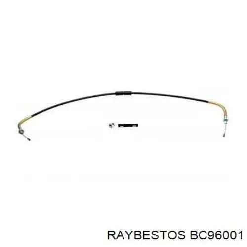 Трос ручного гальма задній, правий BC96001 Raybestos